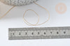 Fil d'acier doré inoxydable 0.4mm,fil fin métallique pour la création bijoux sans nickel,le mètre,G7699-Gingerlily Perles