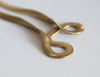 Chaine serpent laiton brut, fourniture créative, chaine bijou, création bijoux,chaine boule,sans nickel, grossiste,6mm, 50 centimetres-G2049