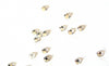 Cabochon strass cristaux transparent,cabochon plastique, cristal Swarovski,strass couture,2.5mm,lot de 0.15 gramme-G2287-Gingerlily Perles