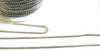 Chaine boule platine facetté, chaine bijou, création bijoux,chaine boule,sans nickel, grossiste chaine,1.5mm,5 mètres-G1665