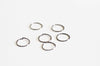anneaux ronds métalgun, fournitures créatives, anneaux ouverts, fournitures noires, apprêts noirs,création bijoux, lot de 10, 14mm,G2712-Gingerlily Perles