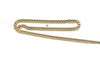 Chaine plate dorée,fourniture créative, chaine bijou, création bijoux, grossiste chaine, création bijoux, chaîne dorée,2 mm, 5 metres-G662