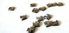 Cabochon strass noir reflets carrés,fournitures créatives, cabochon plastique,strass couture,5mm,lot 5 grammes,G4870-Gingerlily Perles