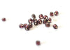 grosses perles rocaille violet argent,fournitures pour bijoux, perles rocaille,violet argent transparent,perle verre, lot 10g, 4mm G3672