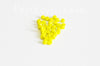 grosses perles rocaille jaune,fournitures pour bijoux, perles rocaille, jaune opaque,perles verre,, lot 10g, diamètre 4mm-G380