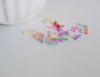 Perles rocaille Tube pastel 6x2mm, Fournitures créative, perles rocaille pastel, perles verre multicolores, long tube,10 grammes-G1651