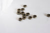 rondelles tube bronze, fournitures créatives, perles bronze, apprêt bronze, création bijoux, perles intercallaires,lot de 50, 6mm-G534