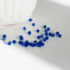Perles cristal facette bleu roi, cristal autrichien, perles bicone, perles cristal toupies, perles bleues,lot 20,4mm,G2356