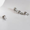 Goutte de finition couleur platine Acier 304, pendentif argenté, sans nickel, finition collier, création bijoux,les 10 -G153-Gingerlily Perles