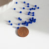 Perles cristal facette bleu roi, cristal autrichien, perles bicone, perles cristal toupies, perles bleues,lot 20,4mm,G2356