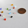 Cabochon dôme marquise ovale millefiori, cabochons verre, verre millefiori,fait main,6x4mm, lot de 20-50 ou 100 pièces-G1944-Gingerlily Perles