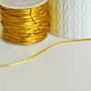 cordon élastique doré, cordon pour bijoux,cordon or, fourniture créative, élastique rond, 1.5mm, création bijoux, 1 METRE -g1478