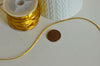 cordon élastique doré, cordon pour bijoux,cordon or, fourniture créative, élastique rond, 1.5mm, création bijoux, 1 METRE -g1478