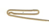 Chaine plate dorée, fournitures créatives,chaine or, chaine plate, création bijoux doré, fabrication bracelet, 3mm, lot de 5 mètres-G696