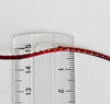 Cordon rouge or, fabrication bijoux, création bijoux,ruban mariage,fourniture créative, scrapbooking, largeur 1.8mm, longueur 1 mètre-G2164