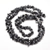perles chips en obsidienne, perles pierre, bijoux Pierre naturelle, obsidienne naturelle,160 perles, fil 90 cm-G1266