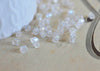 grosses perles rocaille transparentes irisées,fournitures pour bijoux, perles rocaille, arc-en-ciel, lot 20g, diamètre 4mm-G1392
