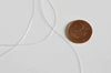 fil élastique nylon transparent, cordon bijoux,cordon élastique, élastique rond, 0.5mm, création bijoux,bobine de 12.5m,G2952