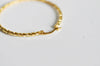créoles torsadées acier doré, bijoux doré, création bijoux, oreille percée,sans nickel, la paire, boucles acier, 45mm-G1187-Gingerlily Perles