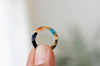 Pendentif cercle coloré acetate, fourniture bijoux,perle acétate, perle plastique,connecteur plastique,lot de 2-10,21.5mm-G2084