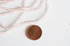 Perles cristal toupies facette rose transparent,perles bijoux,perle cristal rose,Perle bicone facette,fil de 150,3mm-G1856