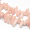 Perle ovale quartz rose,pierre précieuse,pierre naturelle,quartz rose naturel,perle pierre,pierre roulée,13-22mm,le fil-G1475