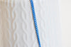 Chaine bleue maille plate,chaine bijou,création bijoux,chaine originale,grossiste chaine,chaine au mètre,1.5mm, 5metres-G2332