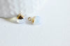 Pendentif goutte opalite,pendentif pierre, bijou pierre,pendentif pierre,opale synthétique,pendentif opalite,14mm,lot de 2-G52