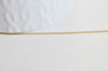 Chaine très fine Dorée rollo 16K, fourniture créative, chaine bijou, création bijoux,bijou doré, chaine fine,1.1 mm, 1 -5-10 metres-G1364