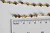 Chaine complète acier dorée 14k cœur,chaine fantaisie sans nickel,chaine fantaisie acier doré,chaine complète,2mm,45.5cm, l'unité, G6775-Gingerlily Perles