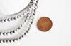 Perles jaspe picasso gris,perles rondes, jaspe gris,pierre naturelle,perles jade,perles pierre,le fil de 83 perles,4mm-G943