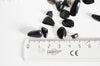 Sable obsidienne, fournitures créatives, chips mineral, obsidienne naturelle, pierre semi-precieuse, création bijoux, Sachet 20 grammes-G402