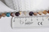 Perle disque agate, fourniture créative, perle agate,pierre naturelle,agate naturelle,perle pierre,perle facette,8mm,fil de 45 perles-G1172