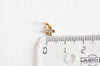 Breloque croix laiton doré 18k cristal,sans nickel,laiton brut,croixbijoux,pendentif religion, Pendentif zircon,6.5mm-G820