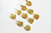 Pendentif coeur doré lettre cristal colorépendentif coeur, pendentif initale, sans nickel,lettre initiale prenom,laiton doré,G3385