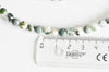 Perle ronde agate mousse, fourniture créative, perle agate,pierre naturelle,agate naturelle,perle pierre,6mm,fil de 60 perles-G1536