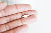 Cabochon cristal navette irisée,BRODERIE,cabochon transparent,cristal,cabochon argent,cabochon à coudre,les 5 ,4x15mm-G137-Gingerlily Perles