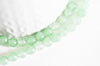Perle jade vert ,perles rondes,perle jade,jade naturel, creation bijou, jade vert,pierre naturelle, 6mm, le fil de 60 perles,G2509