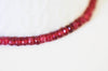 Perle abacus jade rouge,perle jade,pierre naturelle,jade naturel,perle pierre,perle facette,jade,4x2mm,fil 135 perles- G1801