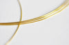 Cercle fil de cuivre doré 0.6mm,fil création bijoux,fil fin, fil métallique,création bijoux,fil de métal, le cercle G2405