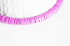 Perles polymère violet heishi 6mm,fabrication bijoux, Perles plastique, perle heishi,perle disque,le fil de 320 perles,G2521