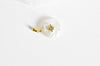 Pendentif perle naturelle Keshi étoile,porte bonheur,perle eau douce,création bijou,perle naturelle blanche,17-27mm, l'unité, G1955