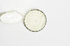 Pendentif dentelle crochet, bijou dentelle bohème, pendentif laiton doré,fleur dentelle dorée,creation bijoux,lot de 5,30mm-G2301