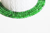 Perle jade vert,perle jade,pierre naturelle,jade naturel,perle pierre,bijou pierre naturelle,perle facette,jade,4mm,fil de 90 perles,G2925