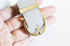 Bracelet cuir gris réglable boucle dorée,cuir naturel, bracelet pour femme, bracelet en cuir, bracelet doré, 25.5mm,G2492-Gingerlily Perles