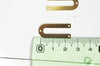 Connecteur U laiton brut, connecteurs, laiton brut, pendentif géométriques création bijoux, lot de 5, 19mm,G2561