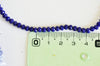 Perles toupies bleu, perles bijoux, perle cristal bleu,bleu marine,Perle verre facette,création bijou, fil de 135,4x3mm,G2720
