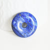 Pendentif donut lapis lazulis 30-31mm, un,pendentif bijoux pierre en lapis lazuli naturel pour la création de bijoux,l'unité,G3202