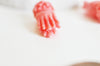 perle main bambou de mer rose,perle imitation corail pour fabrication bijoux en bambou de mer naturel,les 2 perles,26.5mm G3854