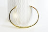 Bracelet réglable jonc lisse acier doré,bracelet doré,création bijoux,jonc acier inoxydable sans nickel, bracelet acier doré,50x63mm G4912-Gingerlily Perles